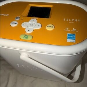 Canon SELPHY CP770 Portable Photo Printer - Yellow and White